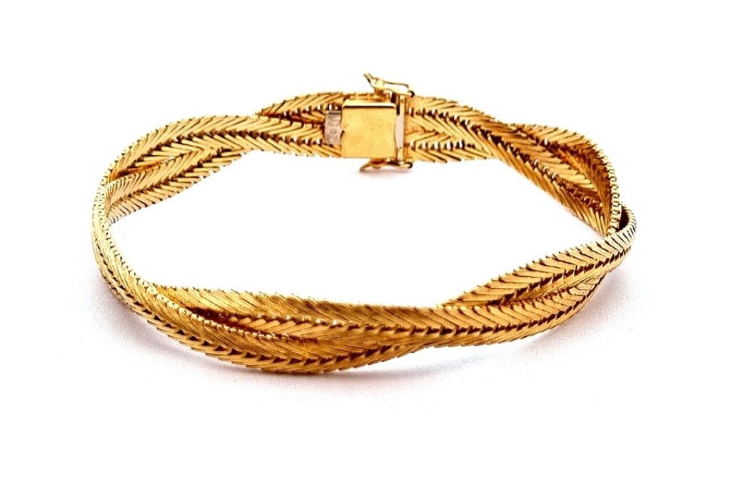 Zlatý náramek, 29,64 g / 18 karátů