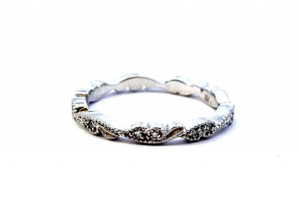 Zlatý prsten Chantilly Lace Band, vel. 52,5