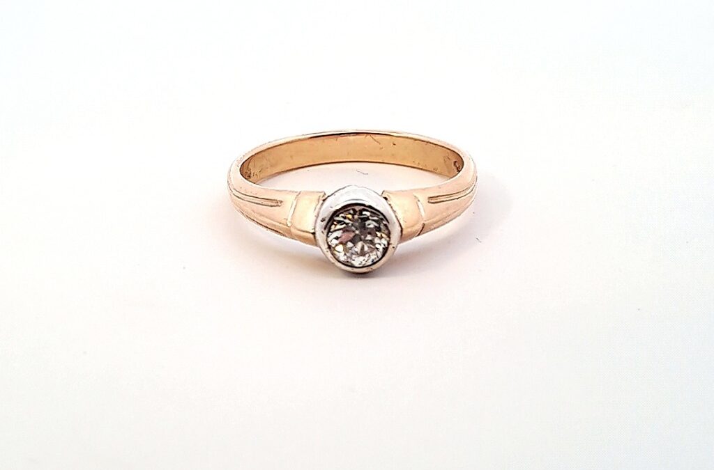 Diamantový prsten 0,52 ct, vel. 58