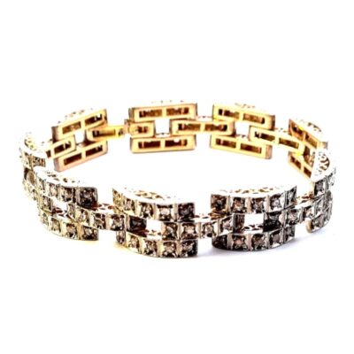 Starožitný art deco náramek s diamanty