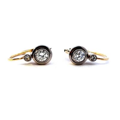 Náušnice – sněhuláci s diamanty 0,58 ct