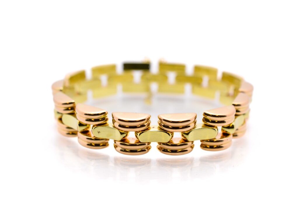 Starožitný zlatý náramek, 22,95 g